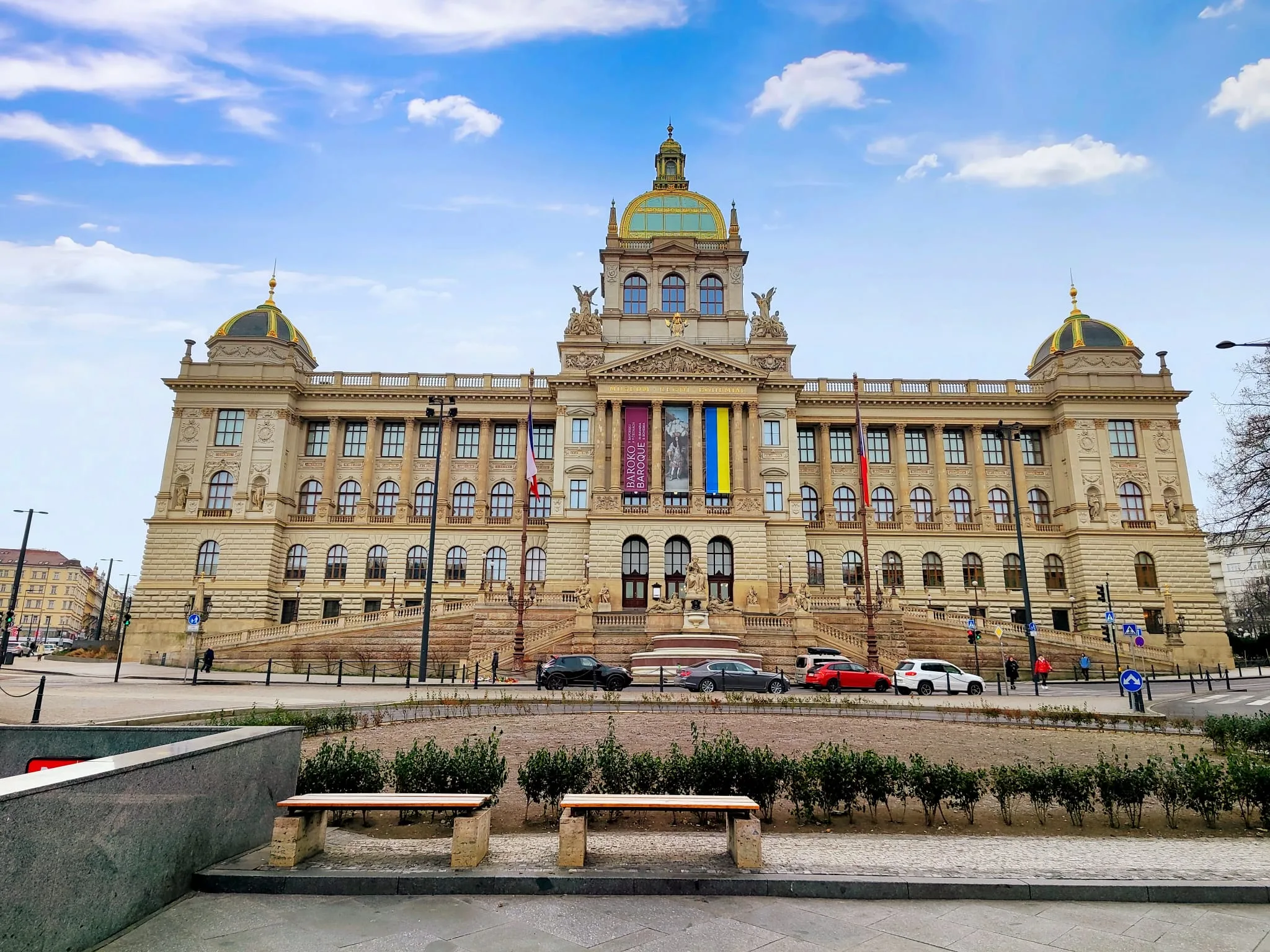 Wenceslas Square and National Museum
