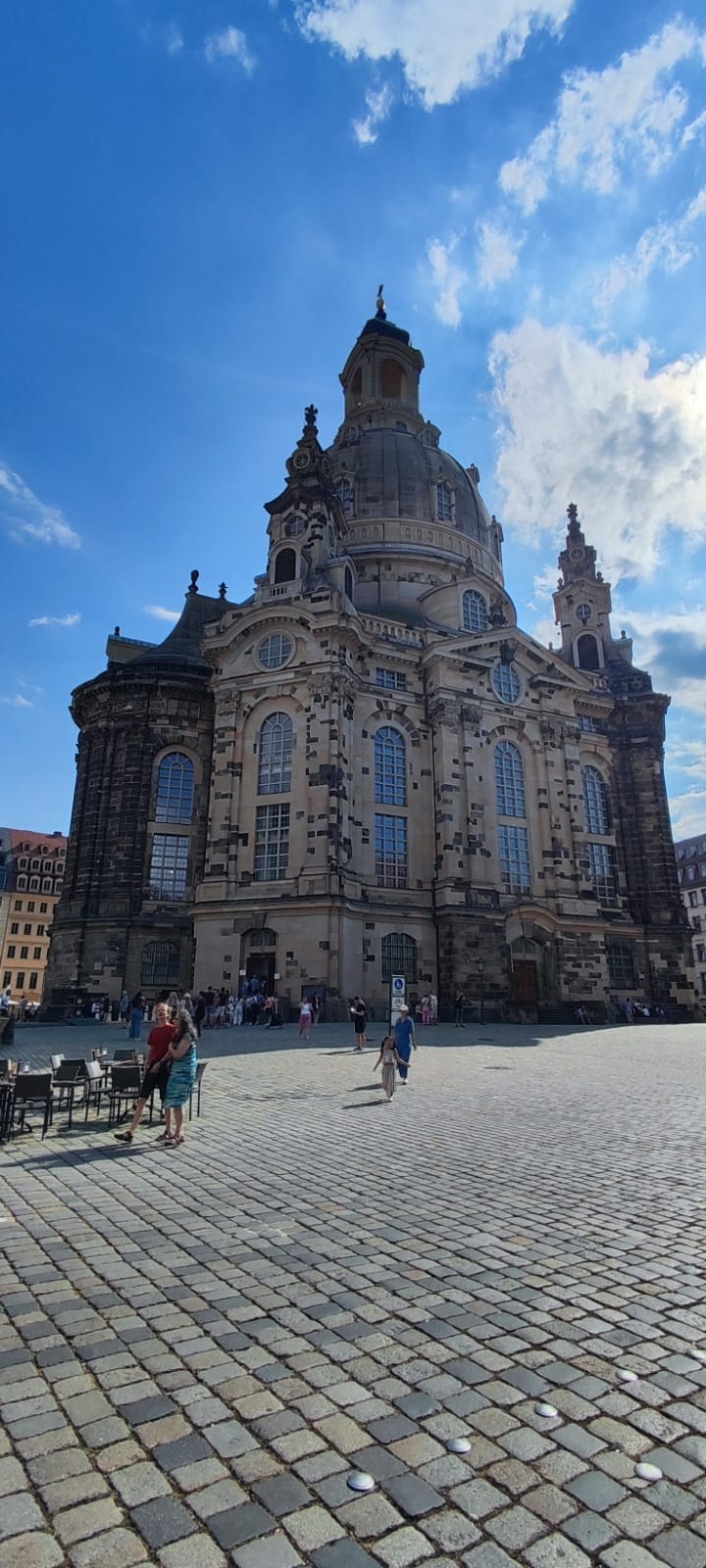 Dresden Frauenkirche and baroque skyline